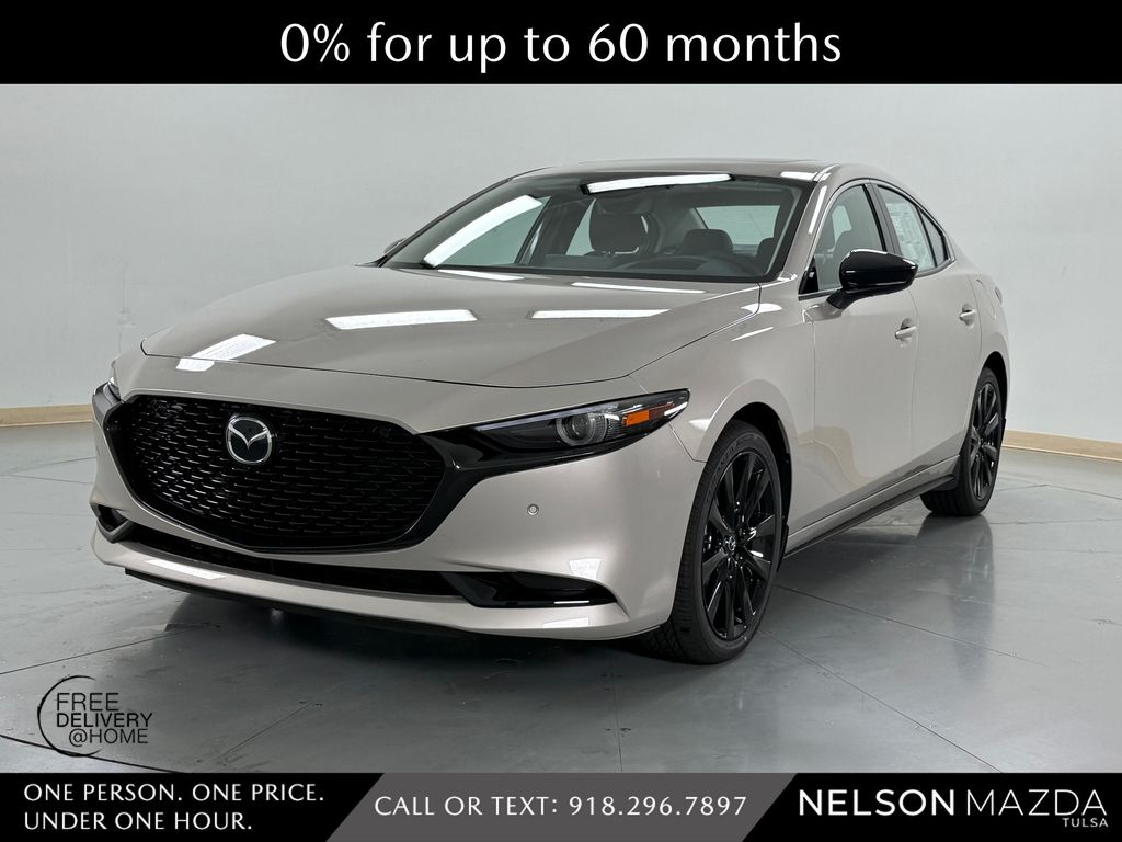 Gray (Platinum Quartz Metallic) 2026 Mazda MAZDA3 Sedan All-Wheel Drive 6-Speed Automatic