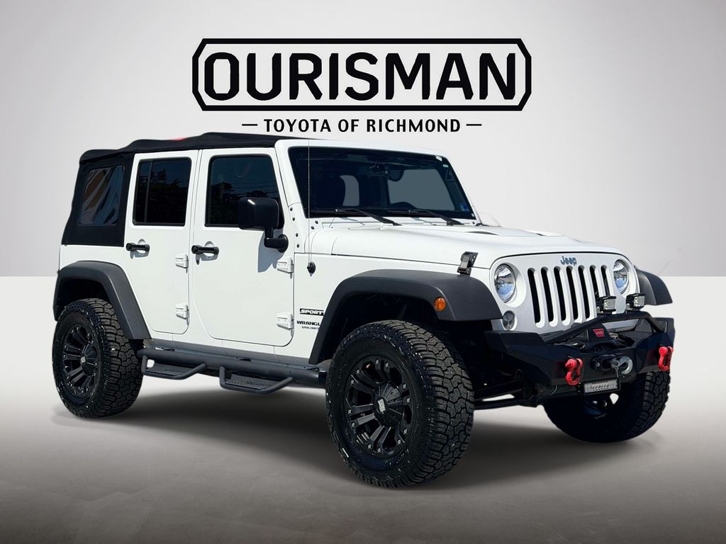 Bright White Clearcoat 2017 Jeep Wrangler SUV / Crossover Four-Wheel Drive 5-Speed Automatic