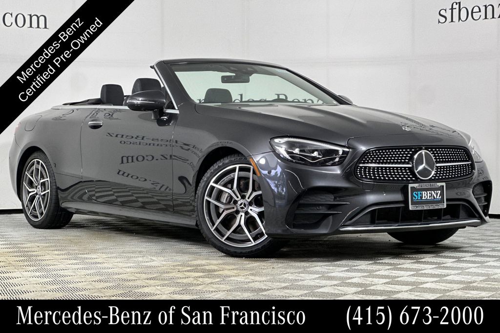 Graphite Gray Metallic 2023 Mercedes-Benz E-Class E 450 RWD Convertible Rear-Wheel Drive 9-Speed Automatic