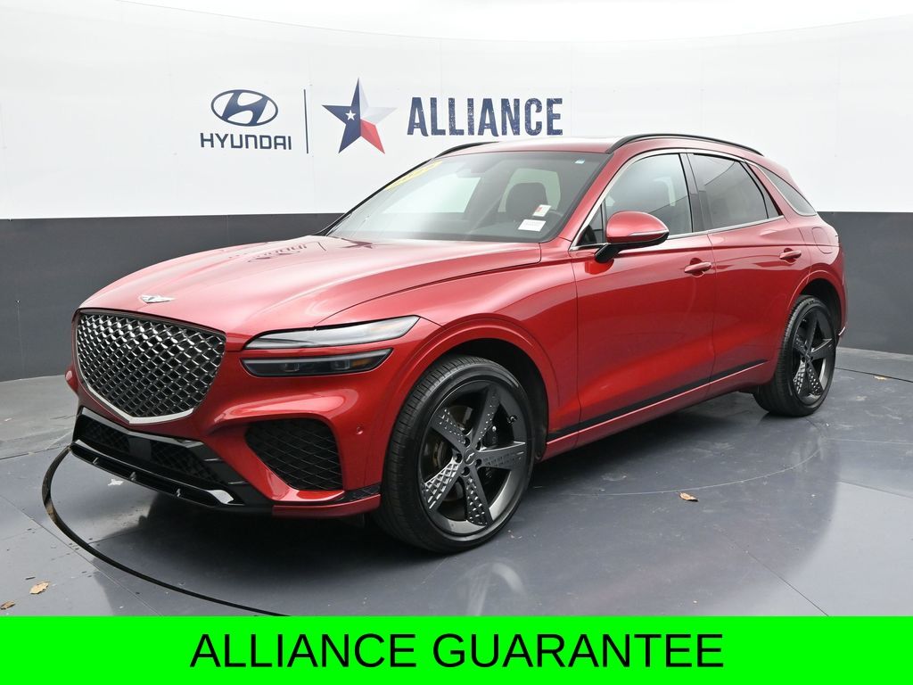 Red 2025 Genesis GV70 3.5T Sport AWD SUV / Crossover All-Wheel Drive 8-Speed Automatic