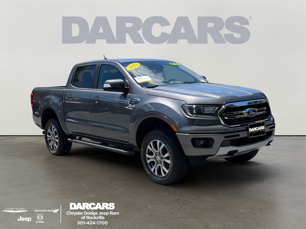 Gray Metallic 2023 Ford Ranger Pickup Truck Four-Wheel Drive Automatic
