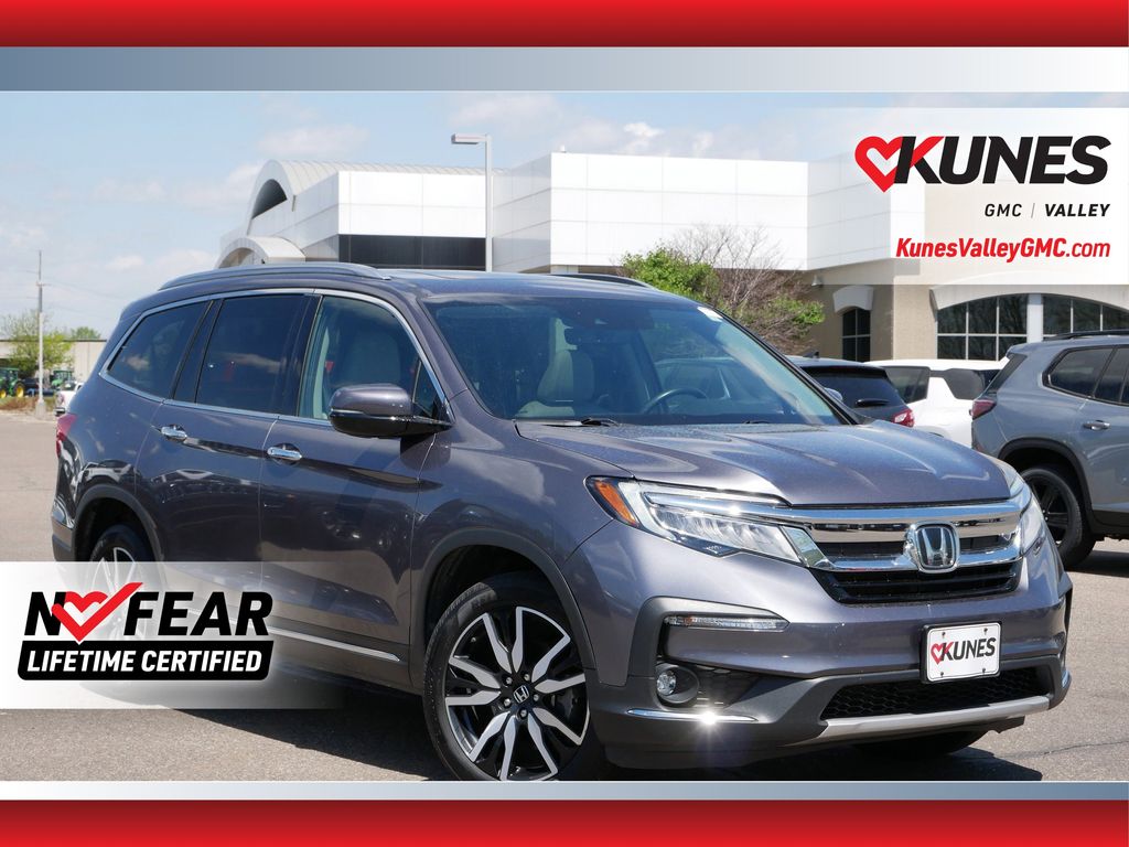 Gray (Modern Steel Metallic) 2022 Honda Pilot SUV / Crossover All-Wheel Drive 9-Speed Automatic