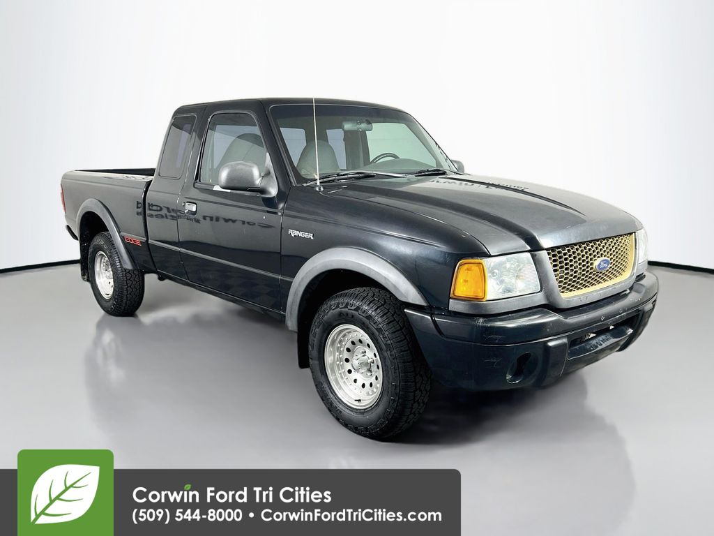 Black 2002 Ford Ranger Pickup Truck Rear-Wheel Drive 5-Speed Automatic