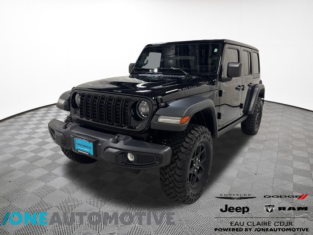 Black Clearcoat 2026 Jeep Wrangler SUV / Crossover Four-Wheel Drive 8-Speed Automatic
