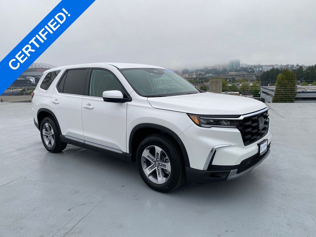 Platinum White Pearl 2025 Honda Pilot SUV / Crossover All-Wheel Drive Automatic
