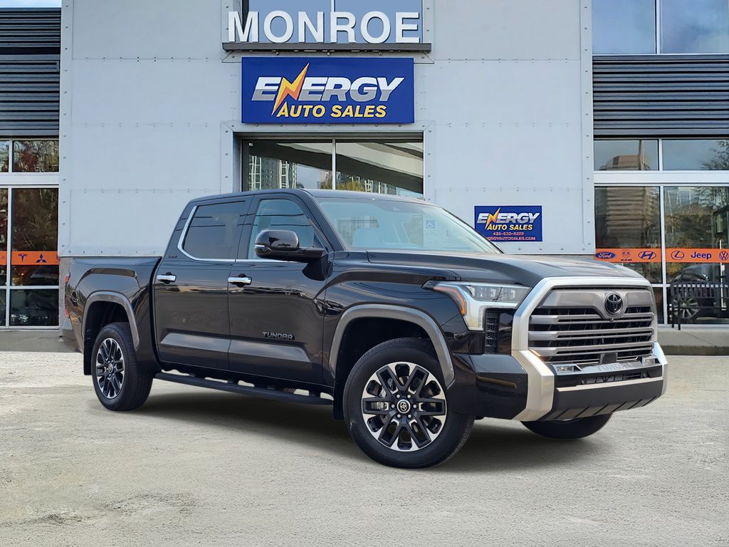 Midnight Black Metallic 2024 Toyota Tundra Pickup Truck Four-Wheel Drive Automatic
