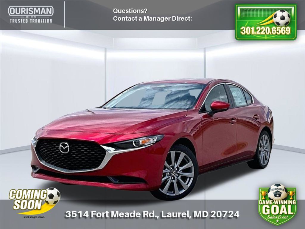 Red Crystal 2024 Mazda MAZDA3 2.5 S Preferred Sedan FWD Sedan Front-Wheel Drive 6-Speed Automatic