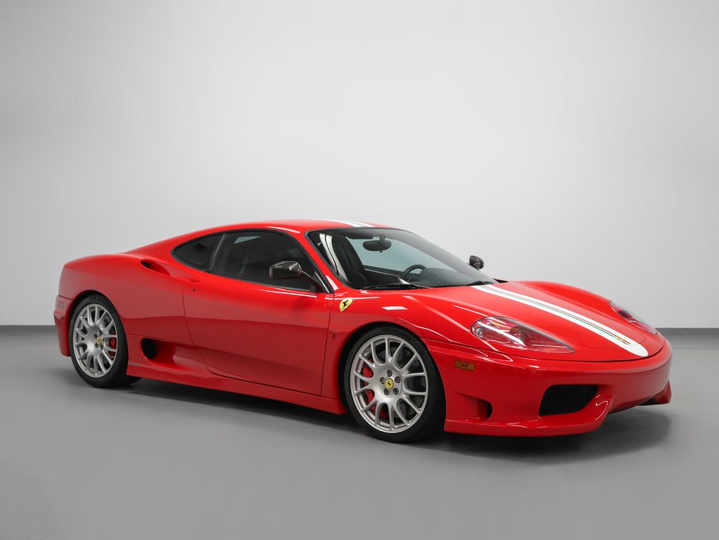 Rosso Corsa 2004 Ferrari 360 Challenge Stradale RWD Coupe Rear-Wheel Drive 6-Speed Automatic