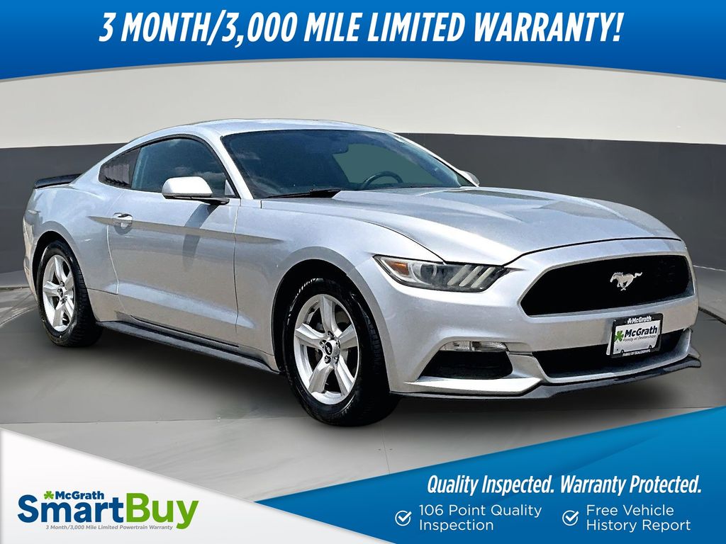 Ingot Silver Metallic 2016 Ford Mustang Coupe Rear-Wheel Drive 6-Speed Automatic