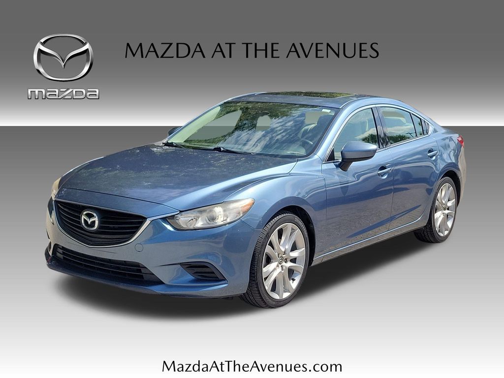 Blue Reflex Mica 2016 Mazda MAZDA6 i Touring Sedan Front-Wheel Drive 6-Speed Automatic