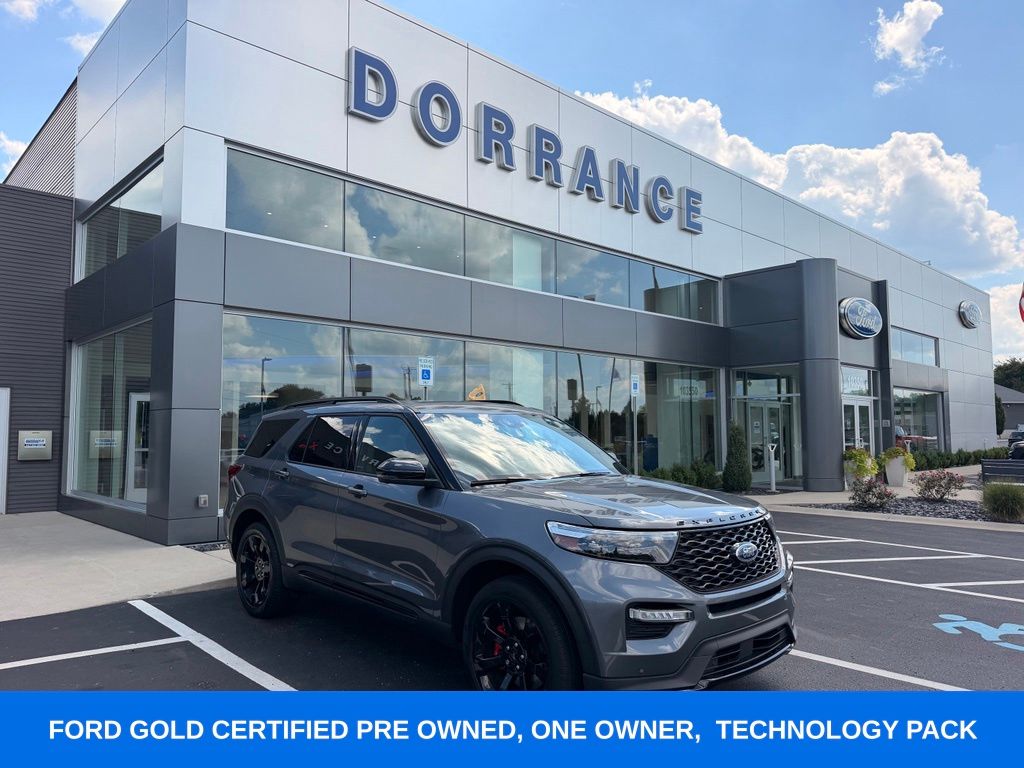 Carbonized Gray Metallic 2023 Ford Explorer SUV / Crossover All-Wheel Drive Automatic