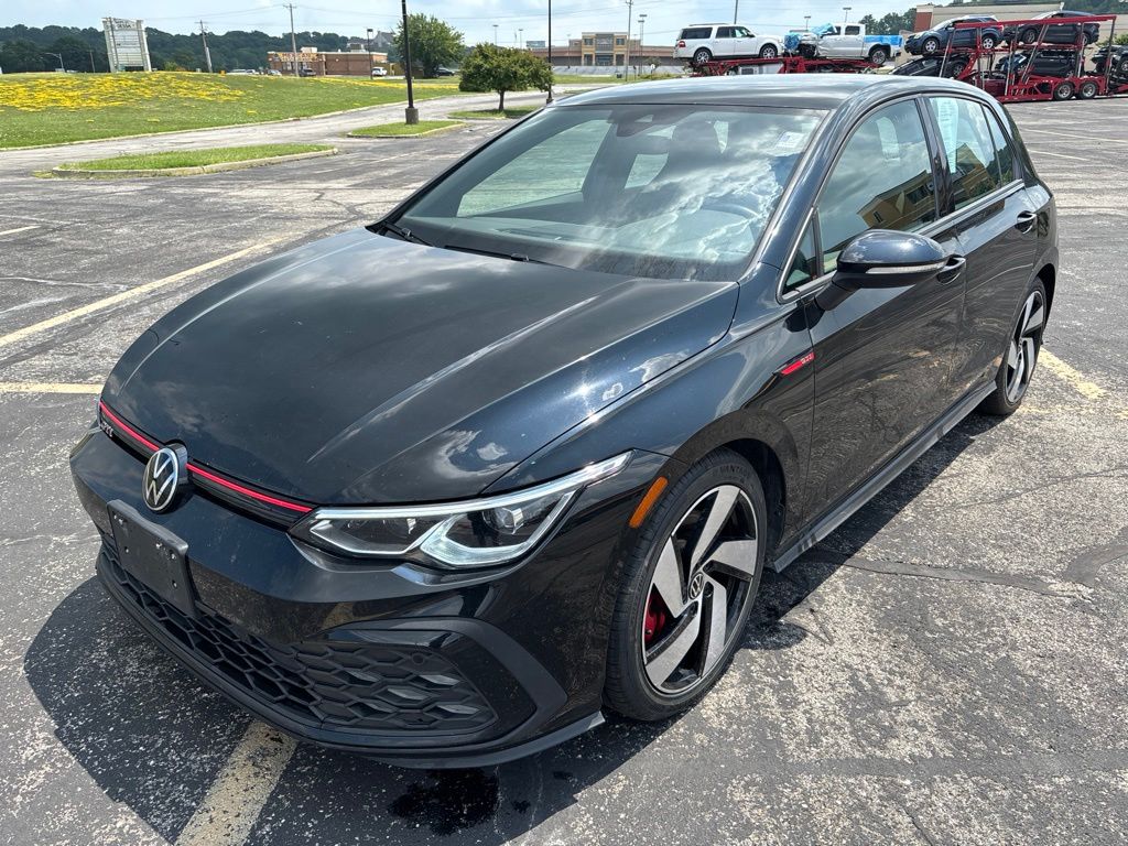 Black 2024 Volkswagen Golf GTI Hatchback Front-Wheel Drive 7-Speed Dual Clutch