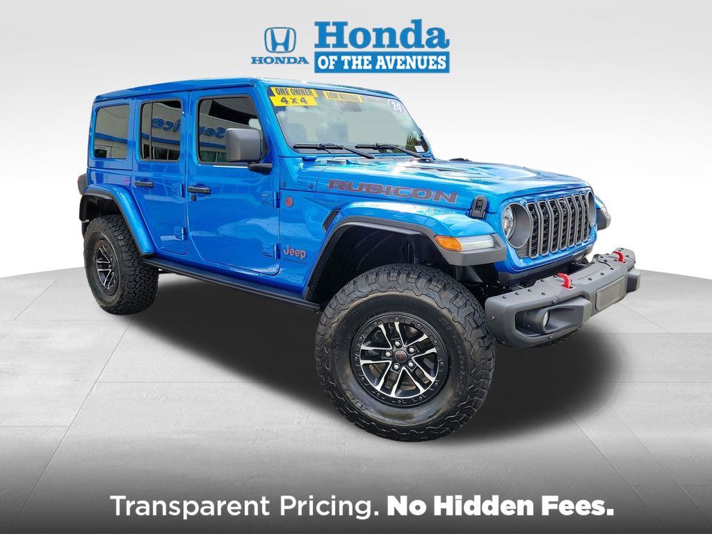 Hydro Blue Pearl Coat 2025 Jeep Wrangler SUV / Crossover Four-Wheel Drive 8-Speed Automatic