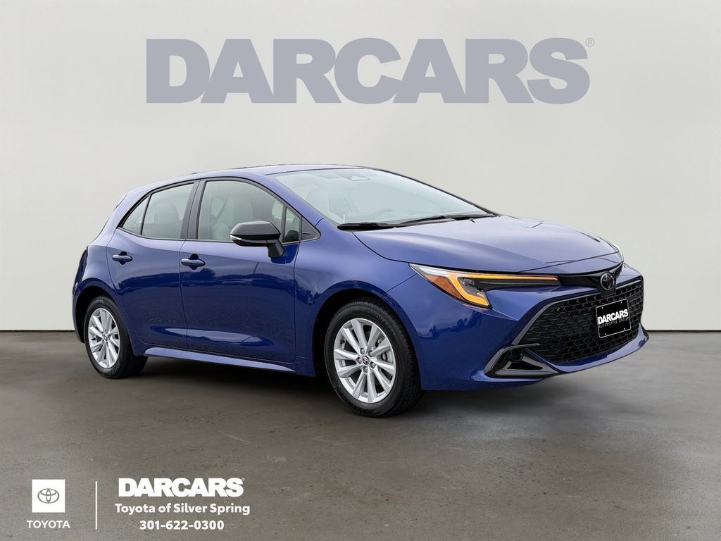 Blue Crush Meta 2026 Toyota Corolla Hatchback Hatchback Front-Wheel Drive Continuously Variable Transmission