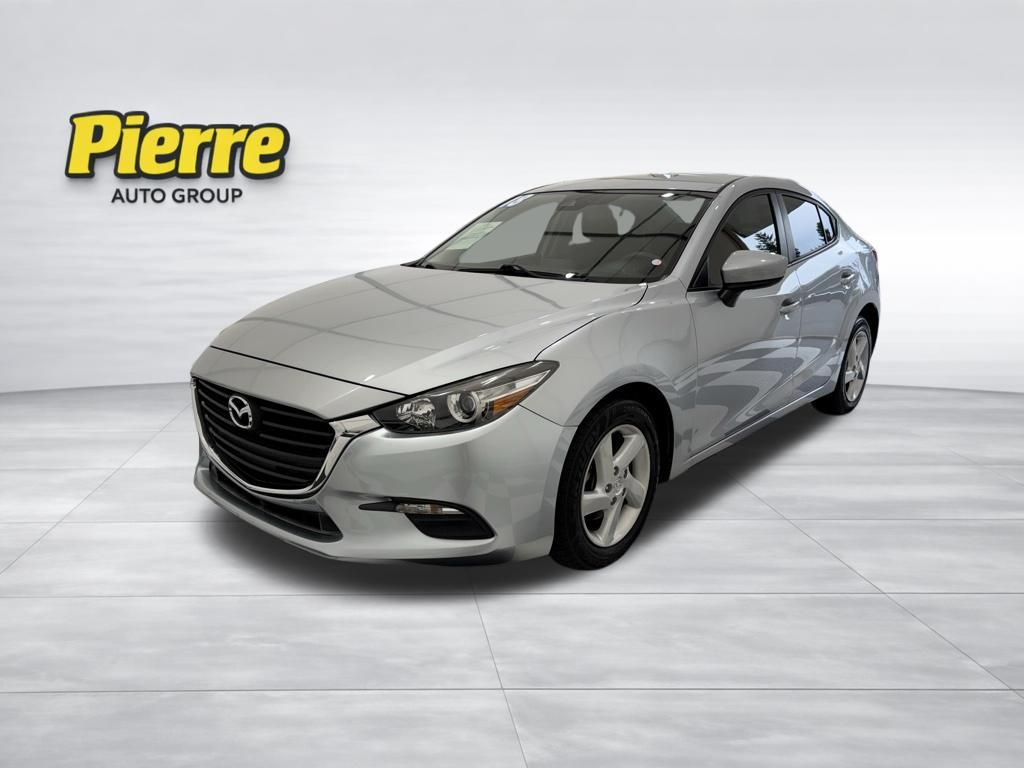 Sonic Silver Metallic 2018 Mazda MAZDA3 Sport Sedan Front-Wheel Drive 6-Speed Automatic