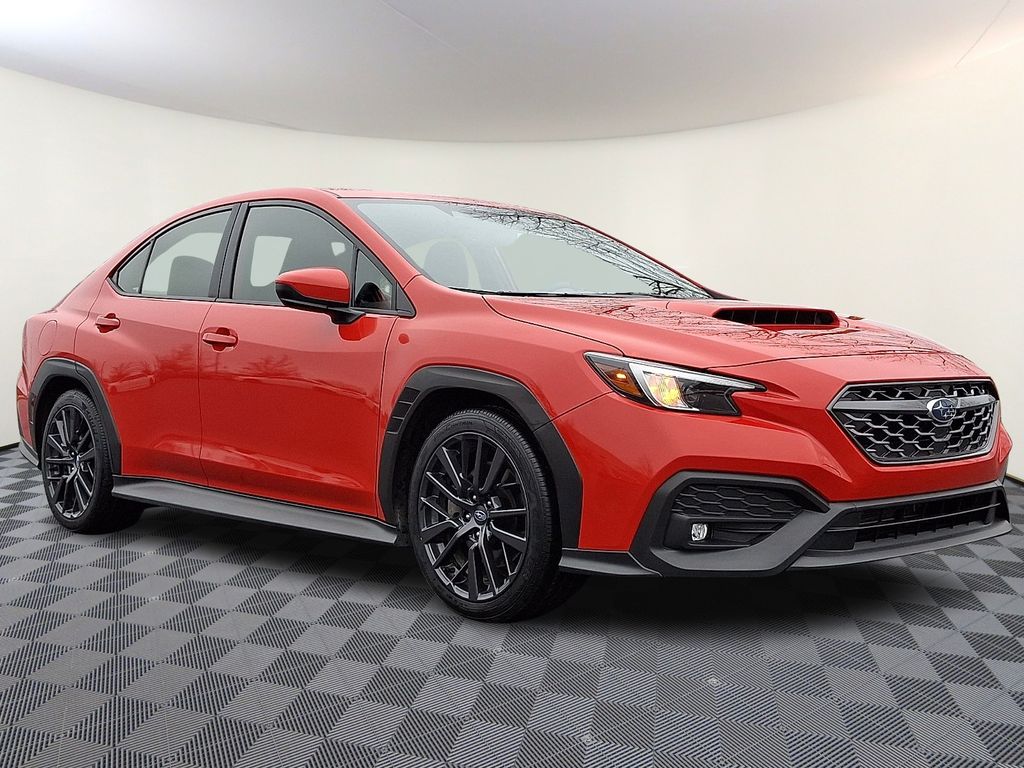 Red 2024 Subaru WRX Premium AWD Sedan All-Wheel Drive 6-Speed Manual