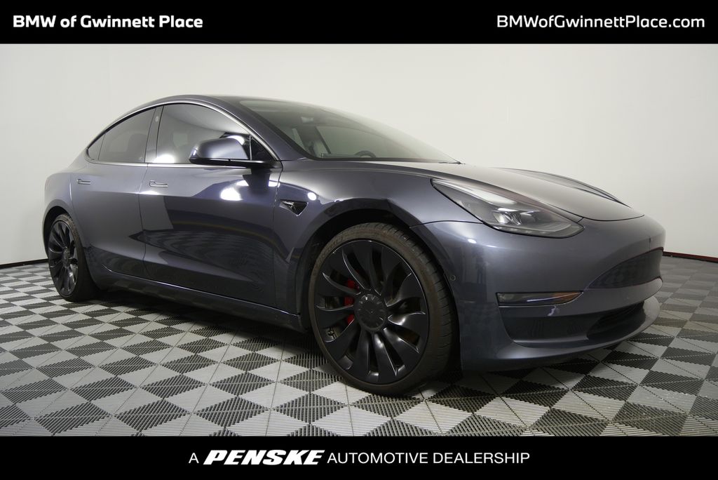 2022 Tesla Model 3 Performance Hero Image