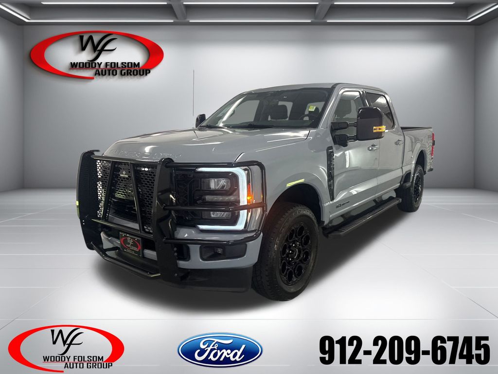 Gray Metallic 2025 Ford F-250 Super Duty Pickup Truck Four-Wheel Drive Automatic