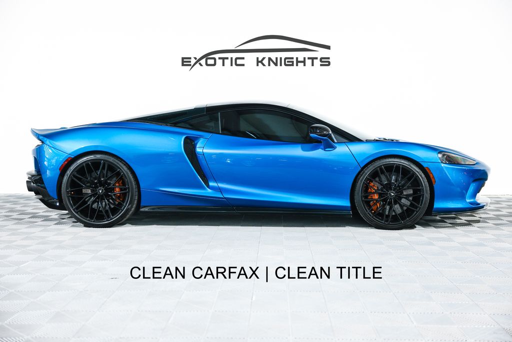 Blue 2022 McLaren GT Coupe RWD Coupe Rear-Wheel Drive 7-Speed Automatic