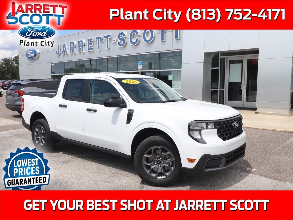 Oxford White 2026 Ford Maverick Pickup Truck Front-Wheel Drive Continuously Variable Transmission