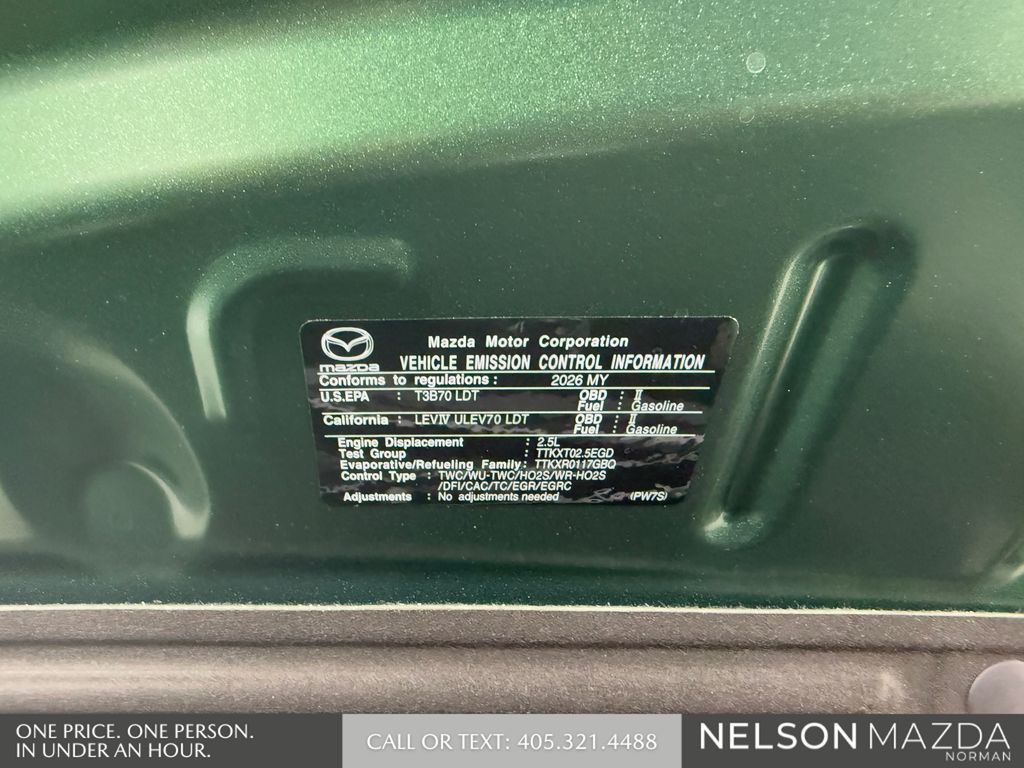 New 2026 Green Mazda 2.5 Turbo Premium Plus image 55