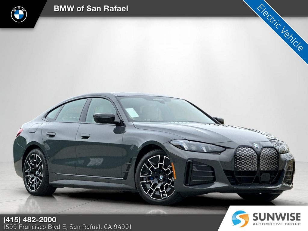 Gray (Dravit Grey Metallic) 2026 BMW i4 Sedan Rear-Wheel Drive Automatic