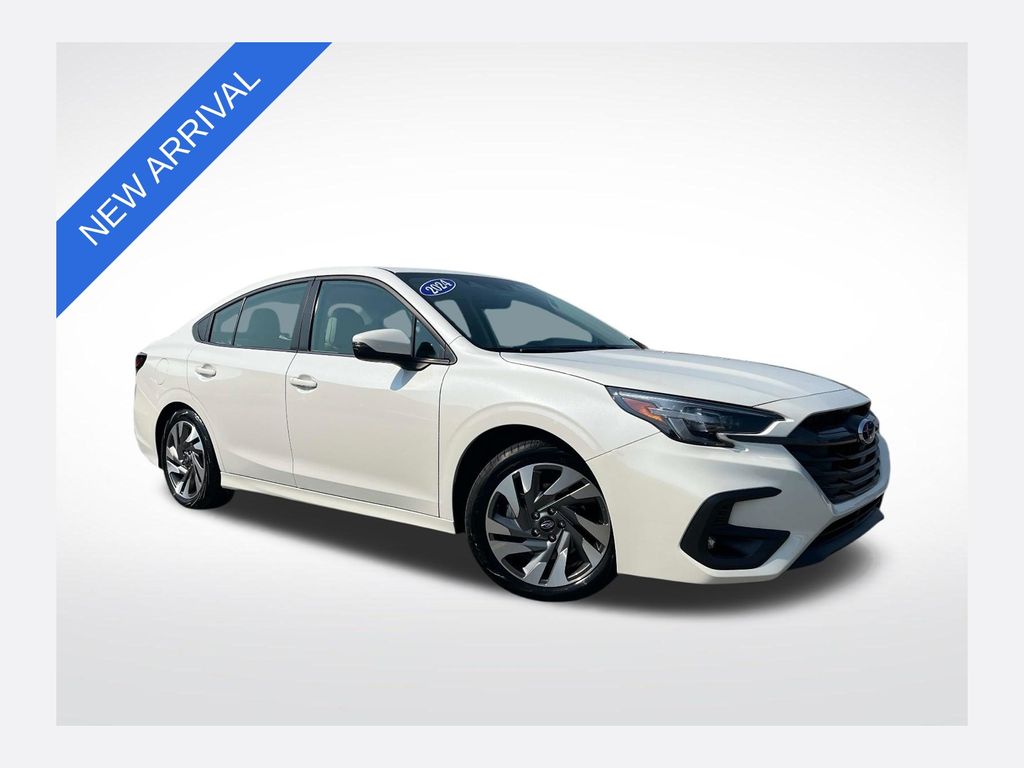 Crystal White Pearl 2024 Subaru Legacy Sedan All-Wheel Drive Continuously Variable Transmission