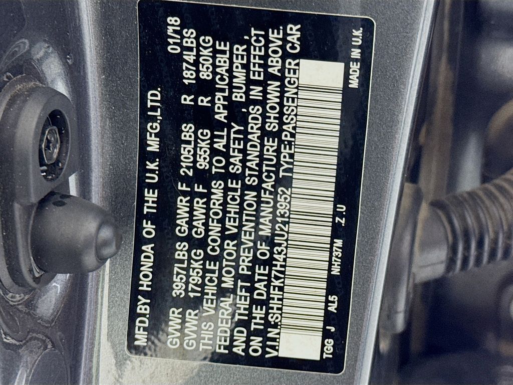 Used Car 2018 Honda Civic  Sport For Sale Under $20,000 In Austin, Texas