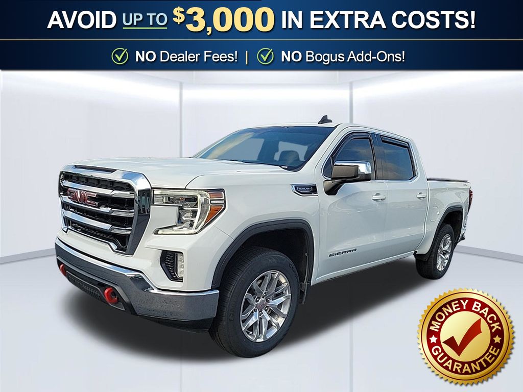 Summit White 2021 GMC Sierra 1500 Pickup Truck Four-Wheel Drive Automatic
