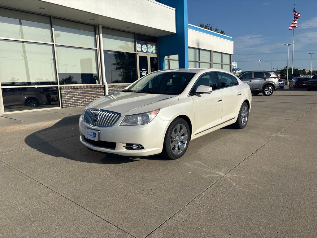 White Diamond Clearcoat 2012 Buick LaCrosse Sedan Front-Wheel Drive 6-Speed Automatic