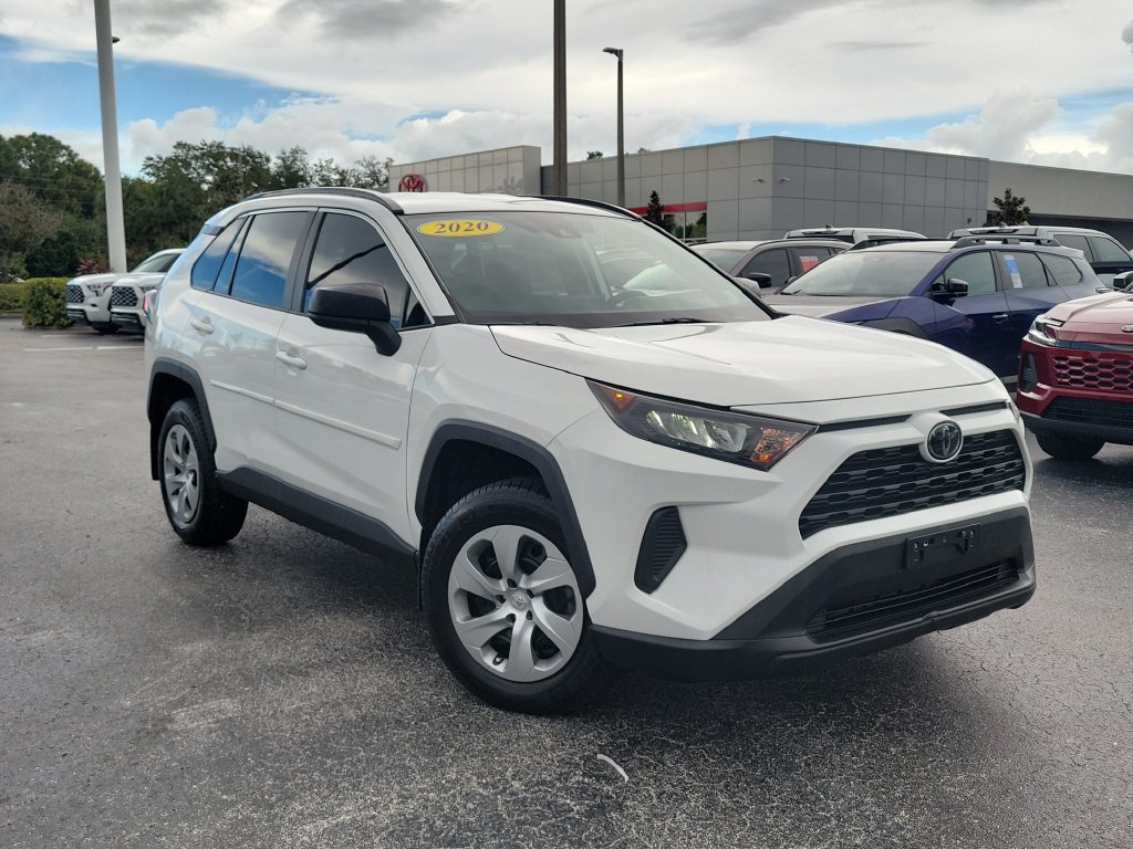 Super White 2020 Toyota RAV4 SUV / Crossover All-Wheel Drive 8-Speed Automatic