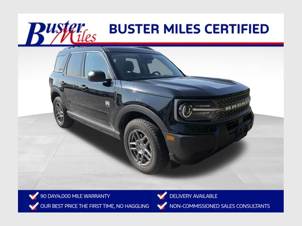 Shadow Black 2025 Ford Bronco Sport SUV / Crossover All-Wheel Drive 8-Speed Automatic