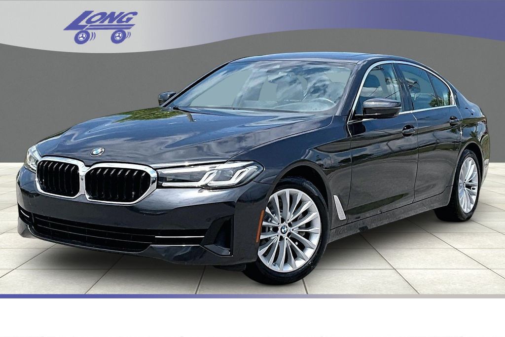 Gray (Dark Graphite) 2021 BMW 5 Series Sedan Rear-Wheel Drive 8-Speed Automatic