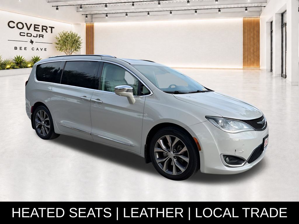 Tusk White 2017 Chrysler Pacifica Minivan Front-Wheel Drive 9-Speed Automatic