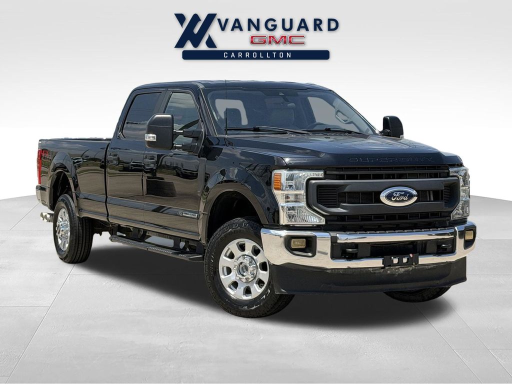 Agate Black Metallic 2022 Ford F-350 Super Duty Pickup Truck Four-Wheel Drive Automatic