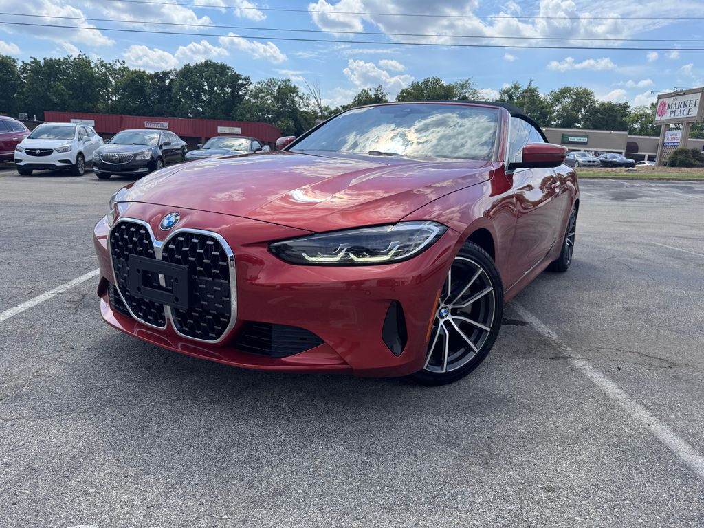 Sunset Orange Metallic 2024 BMW 4 Series 430i Convertible RWD Convertible Rear-Wheel Drive 8-Speed Automatic