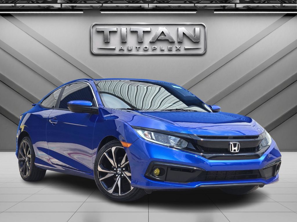 2020 Honda Civic Coupe Front-Wheel Drive Continuously Variable Transmission