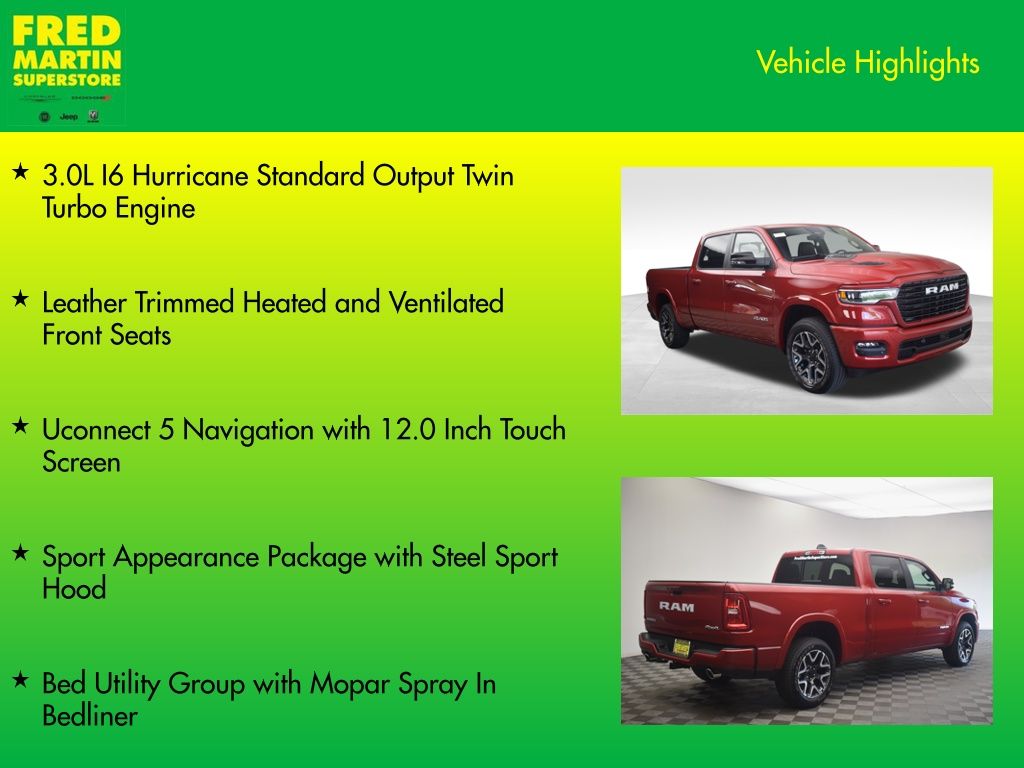 new 2026 Ram 1500 car, priced at $61,351