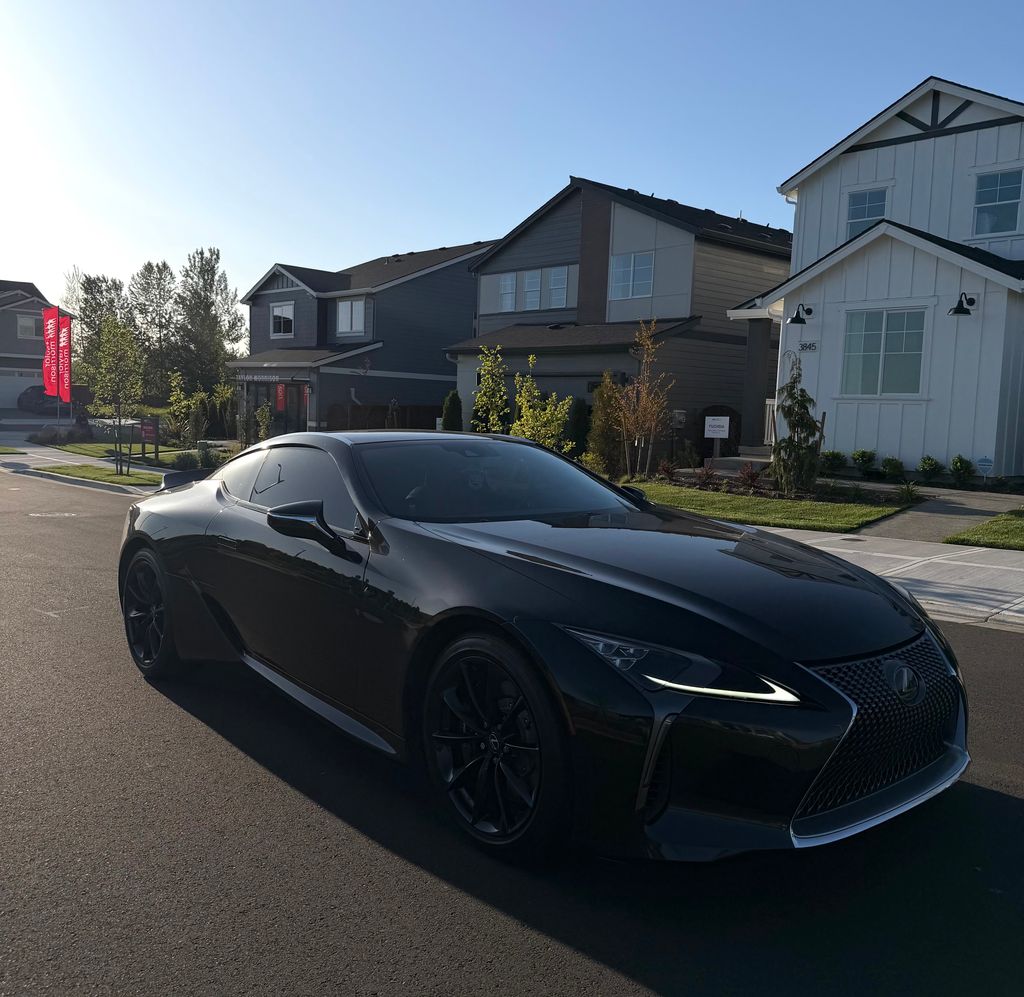 Black 2021 Lexus LC 500 Coupe RWD Coupe Rear-Wheel Drive Automatic