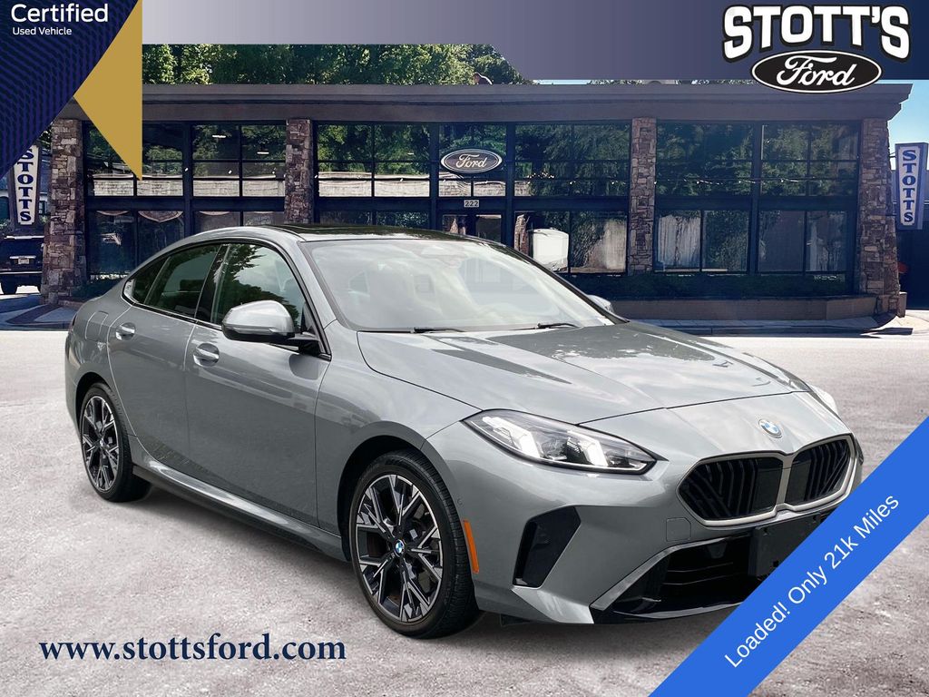 Gray Metallic 2025 BMW 2 Series Sedan All-Wheel Drive 7-Speed Automatic
