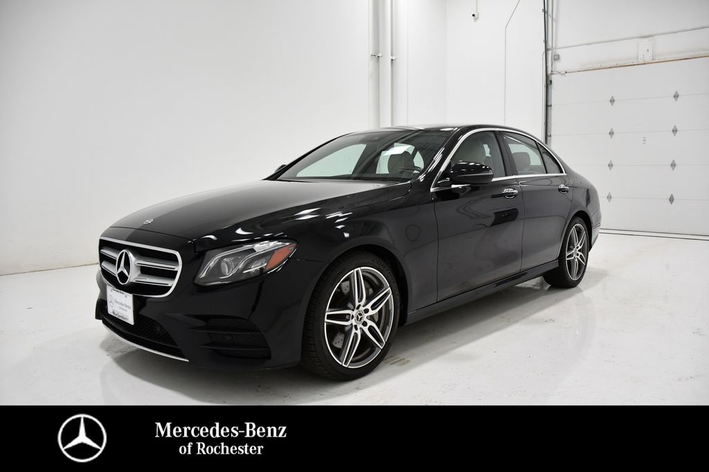 Black 2018 Mercedes-Benz E-Class Sedan All-Wheel Drive 9-Speed Automatic
