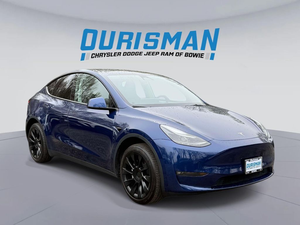 Blue 2023 Tesla Model Y Long Range AWD SUV / Crossover All-Wheel Drive 1-Speed Automatic