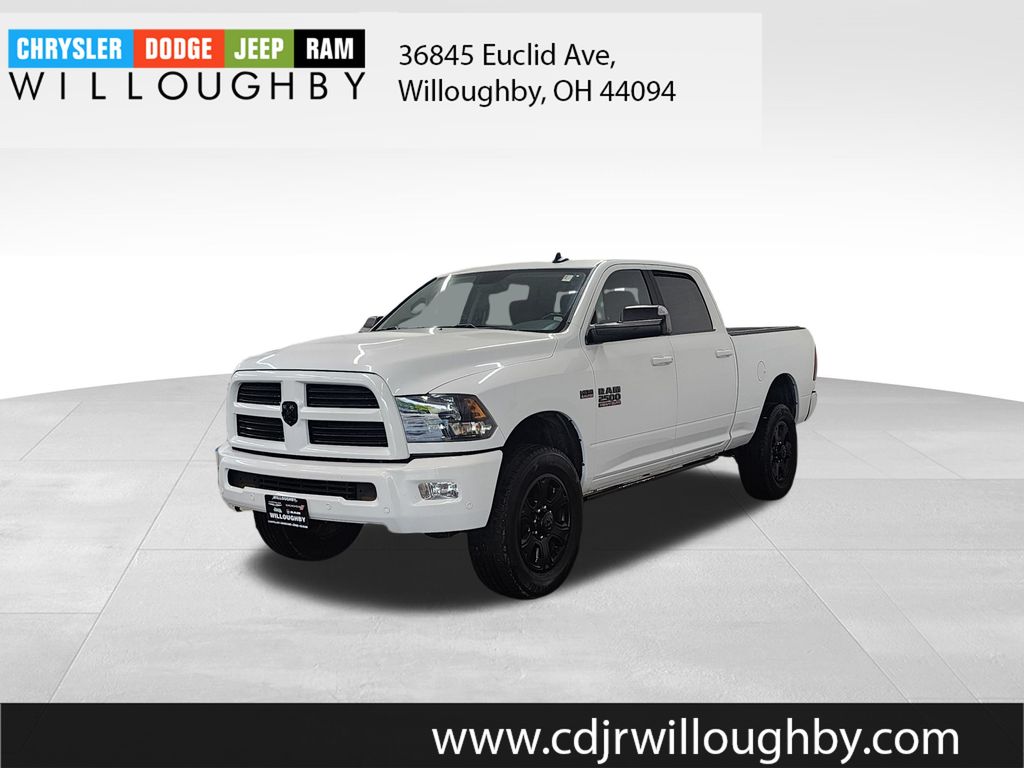 Bright White Clearcoat 2017 RAM 2500 Pickup Truck Four-Wheel Drive 6-Speed Automatic