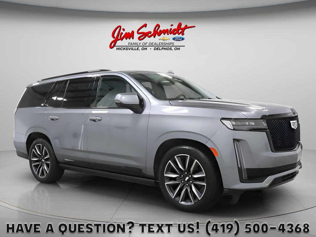 Gray (Satin Steel Metallic) 2022 Cadillac Escalade SUV / Crossover Four-Wheel Drive Automatic