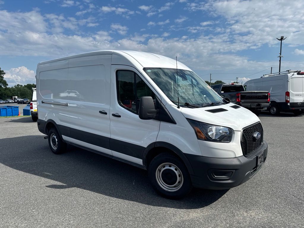 Oxford White 2024 Ford Transit Cargo Van Rear-Wheel Drive