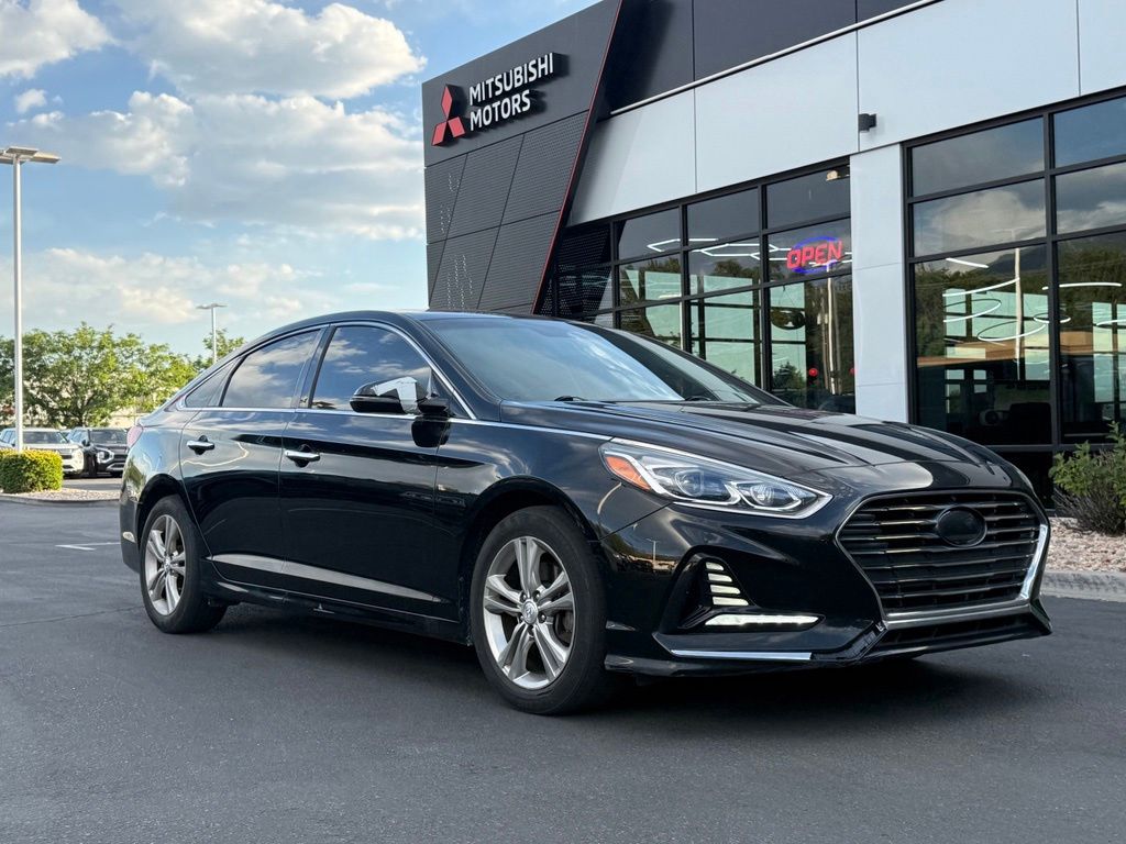 Phantom Black 2018 Hyundai Sonata Sedan Front-Wheel Drive 6-Speed Automatic