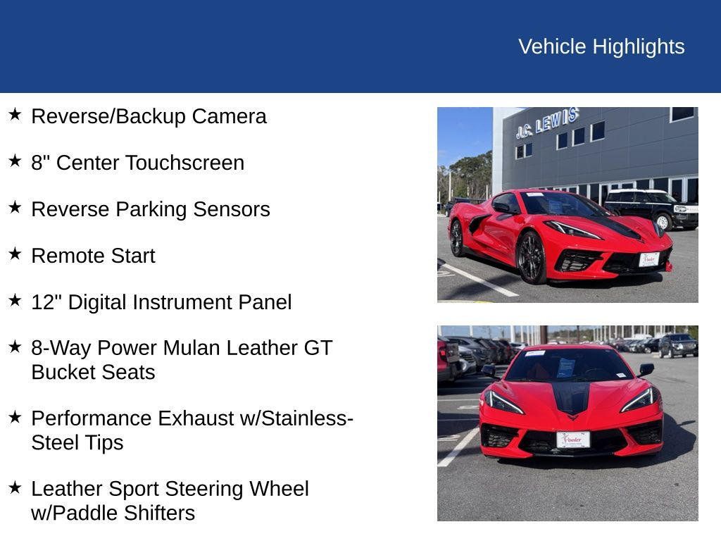 2023 Chevrolet Corvette Stingray RWD Coupe 1LT