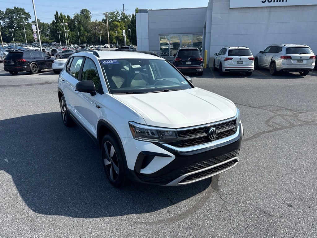 2023 Volkswagen Taos 1.5T S White at Auto Express Mitsubishi