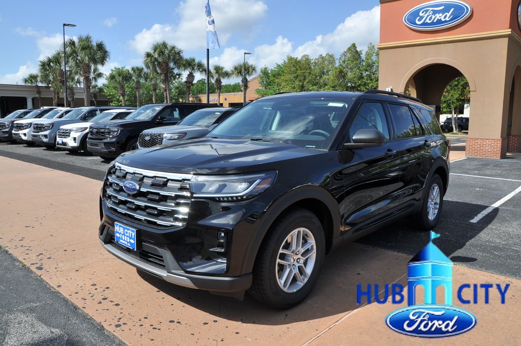 Black Metallic 2026 Ford Explorer SUV / Crossover Rear-Wheel Drive Automatic