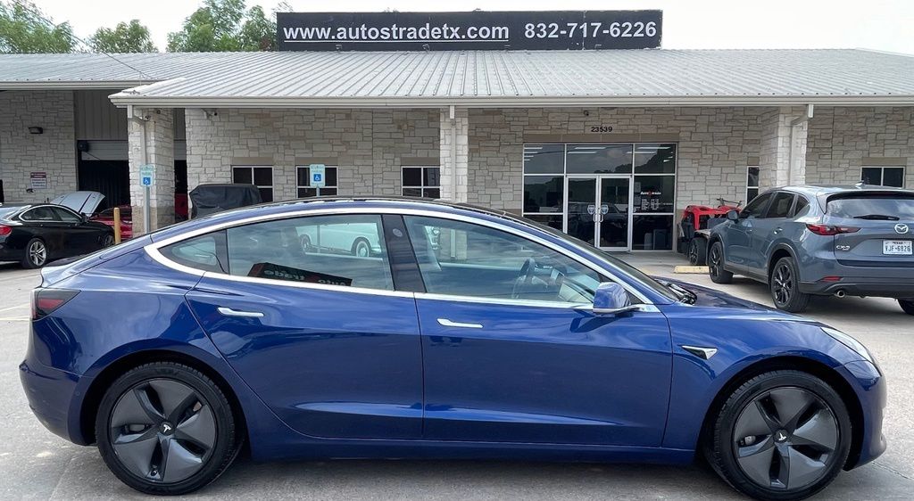 2020 Tesla Model 3 Standard Range Plus Blue at Bayshore Chrysler Jeep Dodge Ram